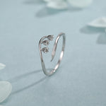 Sterling Silver Lily of the Valley Wrap Ring