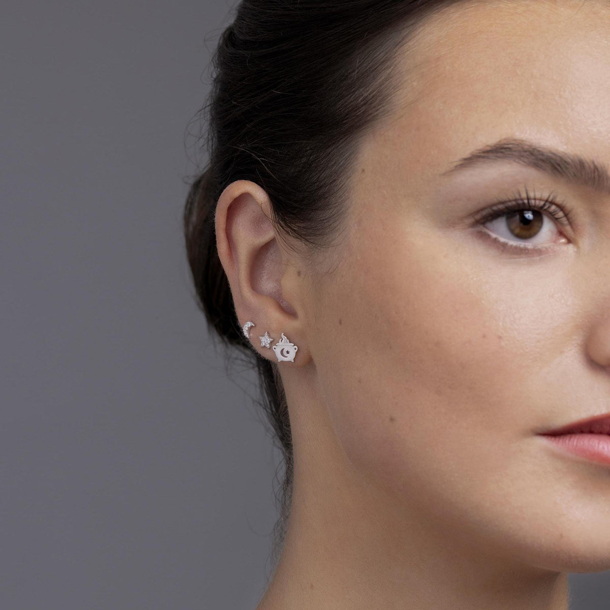 Cauldron Stud Earrings