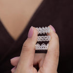 Vintage Lace Filigree Band Ring