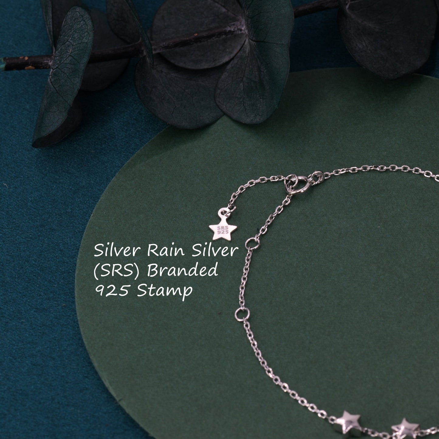 Sterling Silver Star Charm Bracelet, Choose Between Single Star up to 5 Stars, Silver or Gold or Rose Gold, Star Charm Bracelet, Celestial
